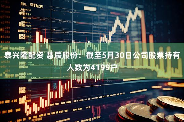 泰兴隆配资 慧辰股份：截至5月30日公司股票持有人数为4199户